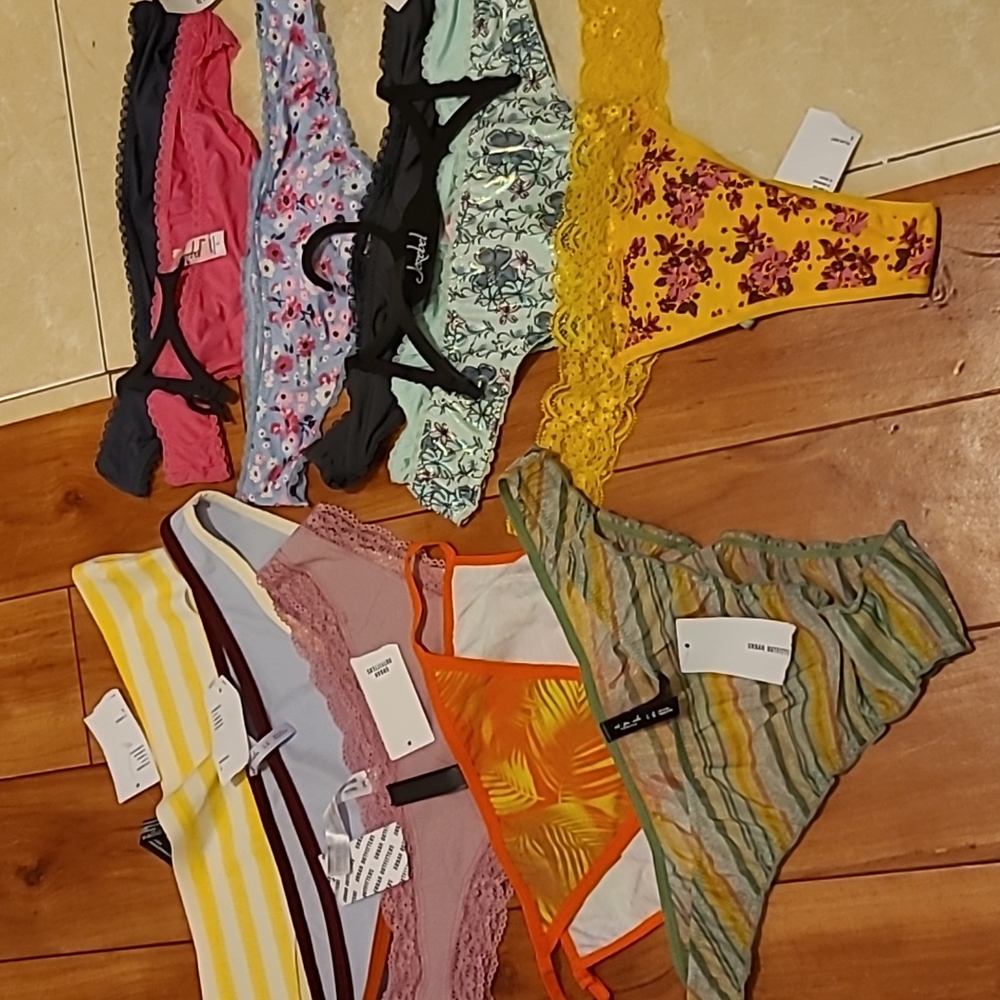 12 UO jezebel thongs and panties variety bundle